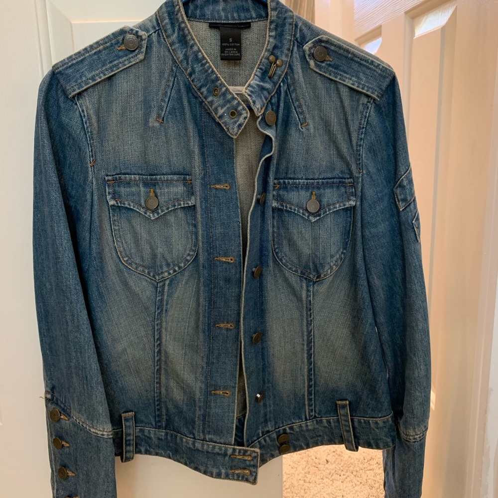 Military style Jean jacket